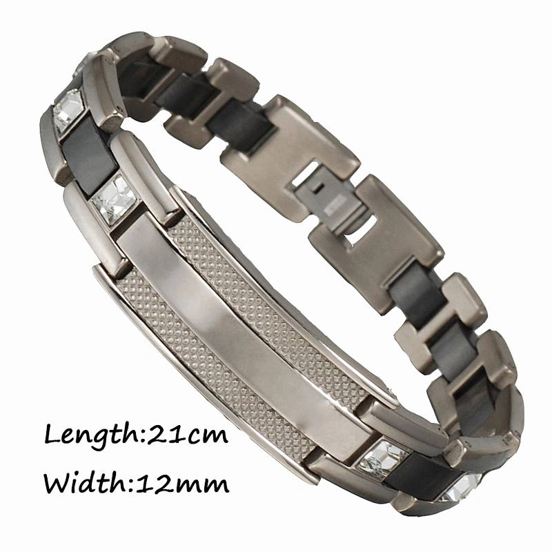 wollet new ceramic stainless steel bio power bracelet for sale