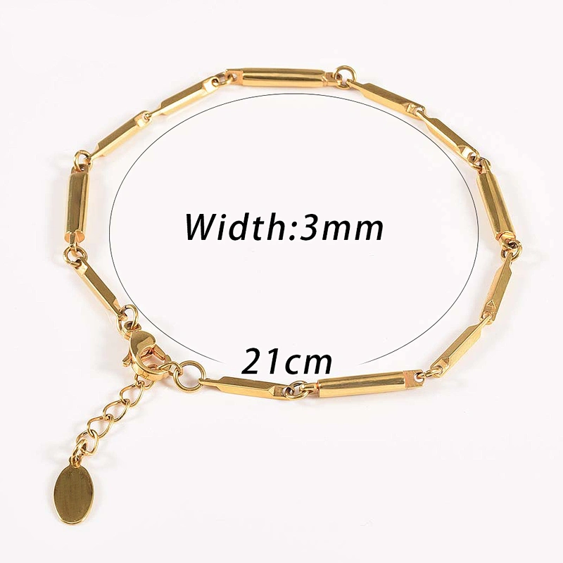Wollet Latest Design Fashion Rose Gold 316L Stainless Steel Bio Magnetic Bracelet
