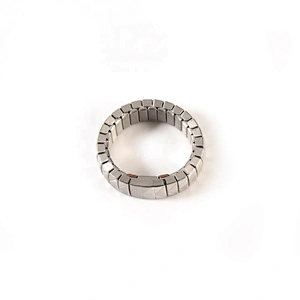 Wollet Fashion Health Balance Bio Magnetic Elastic Band Ring Jewelry