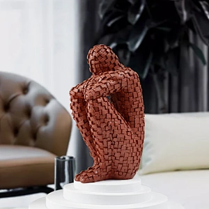 Wollet Mosaic Character Model Sculpture Resin Crafts Decoration Living Room Home Sculpture