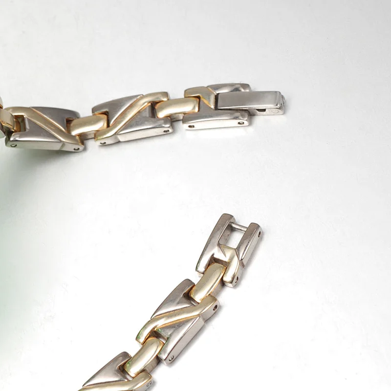 New IP Silver and Gold plating Titanium Men's Necklace