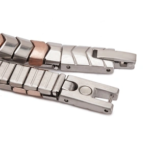 Wollet New Design Flexible Stainless Steel Magnetic Therapy Elastic Bracelet for Women and Girls