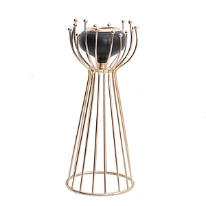 Wollet Fashionable Home Candlelight Dinner Decoration Ornaments Metal Iron Candle Holder
