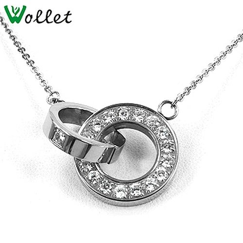 2014 women trendy product Stainless Steel korean cz jewelry