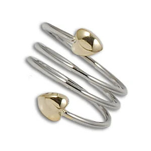 Fashion Stylish Hovered Magnetic Copper Ring