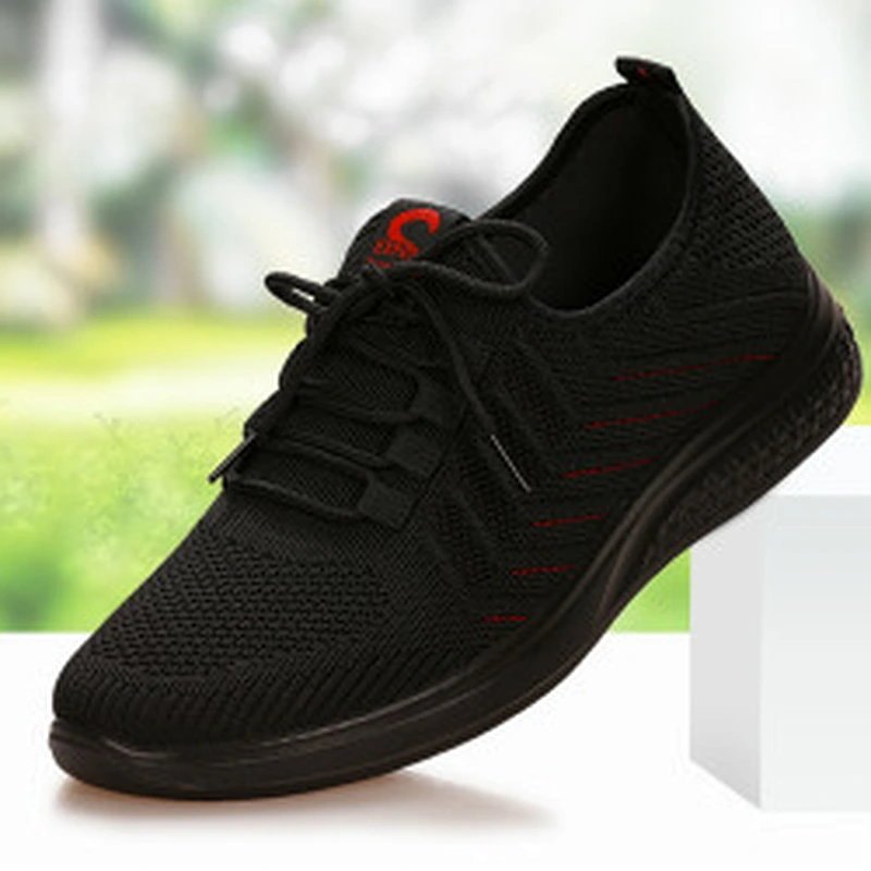 Wollet Spring Men Sports Casual Shoes Popular Deodorant Soft-soled Running Shoes