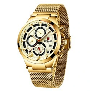 Wollet Multifunctional Sports Waterproof Mesh Strap Men's Watch
