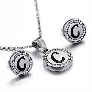Rose Gold Plated Fashion Women Stainless Steel China Imitation Jewellery