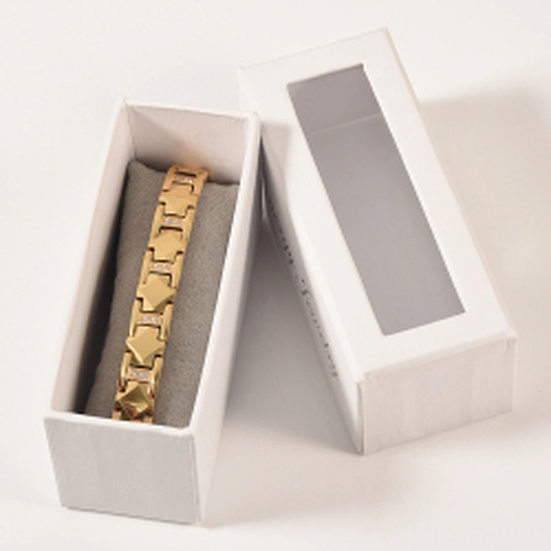 Wollet Fashion Women Tungsten Magnet Germanium Negative Ion Infrared 5 in 1 Bio Elements Magnetic Bracelet
