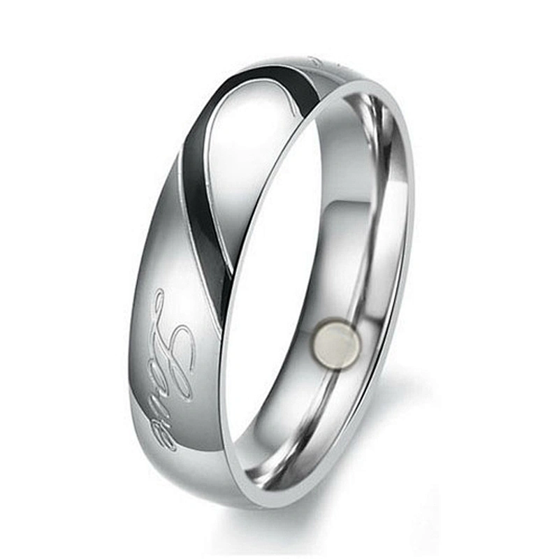 Couple Silver Engagement Rings