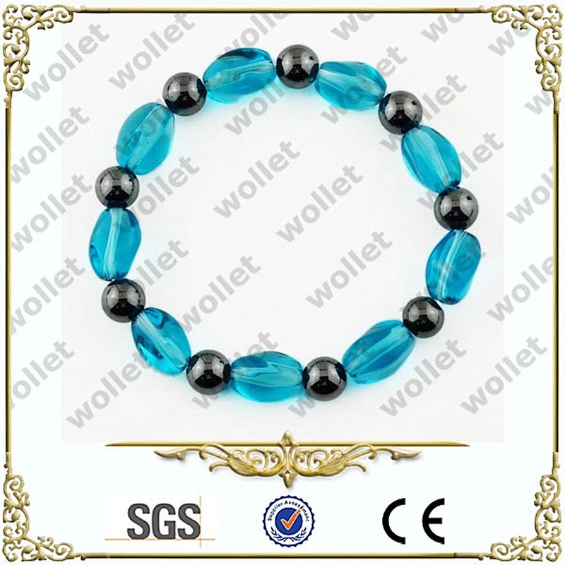 Health Benefits infrared germanium handmade beaded hematite kids gps bracelet