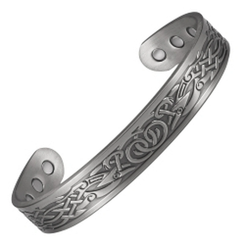 Wollet Mens Pure Copper Bangle  Arthritis Pain Relief Therapy Healthy Copper Magnetic Bracelet