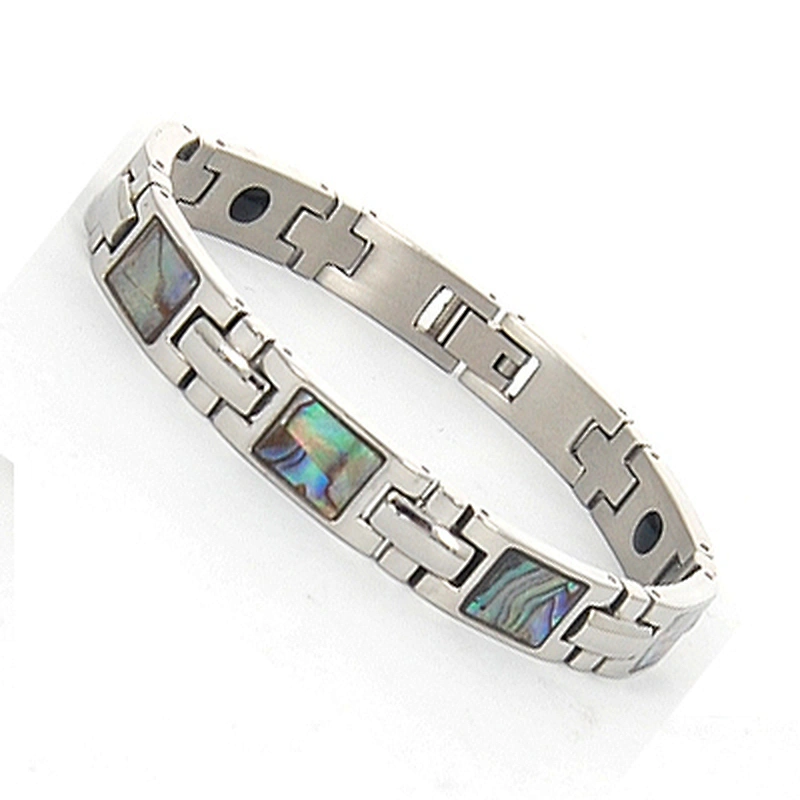 2014 316l stainless steel fashion magnetic bracelet for serving wholesale harley davidson jewelry