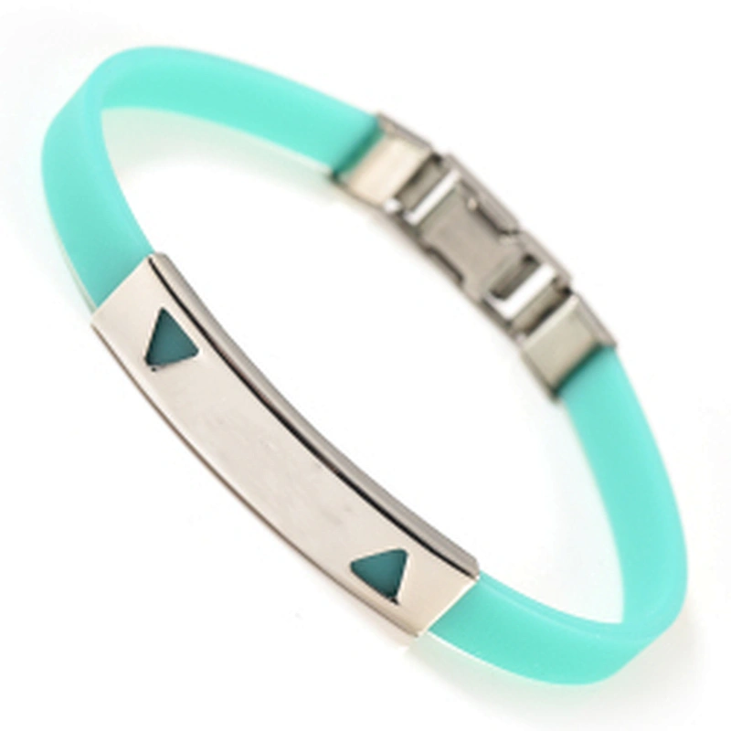 Wollet Fashion Multi-Colour Bio Magnetic Stainless Steel Silicone Bracelet For Children