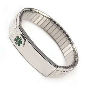 Wollet New Design Flexible Stainless Steel Magnetic Therapy Elastic Bracelet for Women and Girls