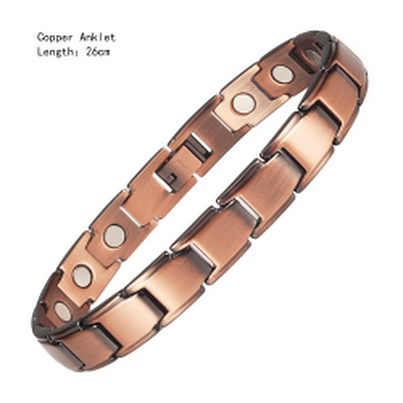 Wollet Magnetic Copper Anklets Arthritis Pain Relief 99.95% Pure Copper Anklet with Strong Magnets for Feet & Ankles