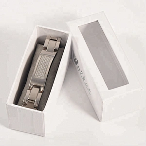 Wollet New Design Fashion CZ Stone Health Energy Bio Magnetic Titanium Magnet Bracelet
