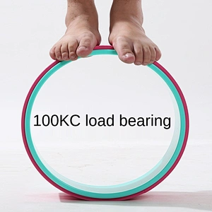 Wollet Sport Yoga Wheel Pilates Ring Durable Yoga Balance Wheel Accessory Increase Flexibility Ideal Back Stretcher