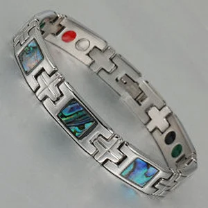2014 bangladesh jewelry with bio magnetic stainless steel bracelet for wholesale