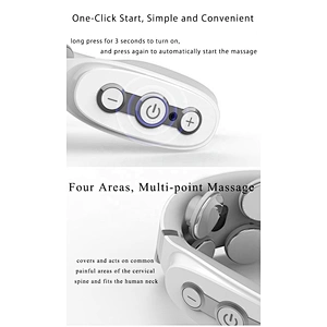Wollet Portable Mini Electric Vibration Charging Massager Multifunctional Usb Neck Massager