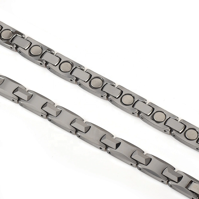 Wollet Fashion Medical Bio Magnetic Tungsten Steel Carbide Bracelet Benefits For Men