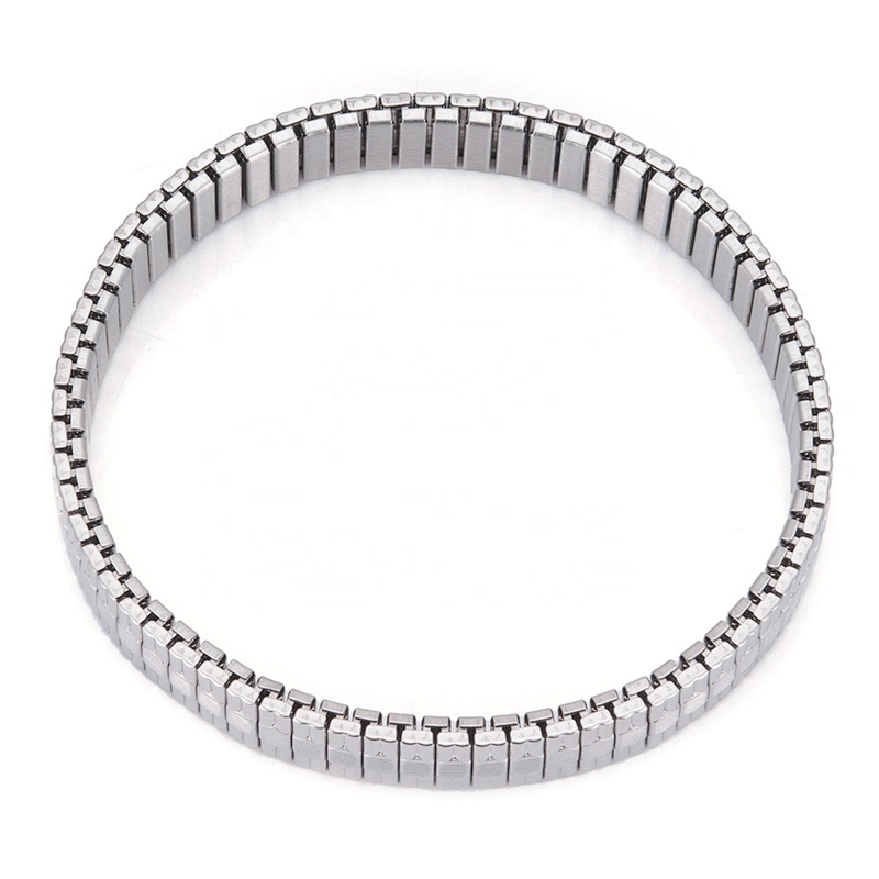Wollet New Design Flexible Stainless Steel Magnetic Therapy Elastic Bracelet for Women and Girls