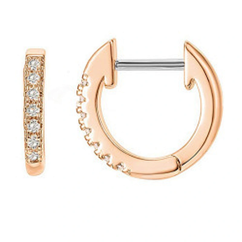 Wollet New Design Zircon Earrings Stainless Steel Earring Diamond Earrings