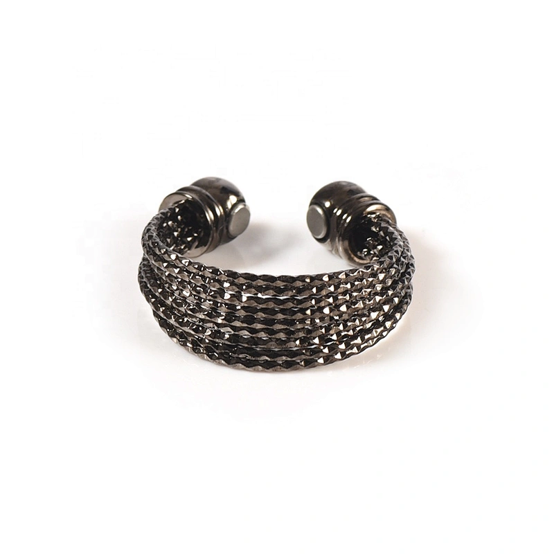 Wollet Magnetic Copper Ring Arthritis Women Pure Copper Rings for Women Adjustable Health with 3PCS Magnets