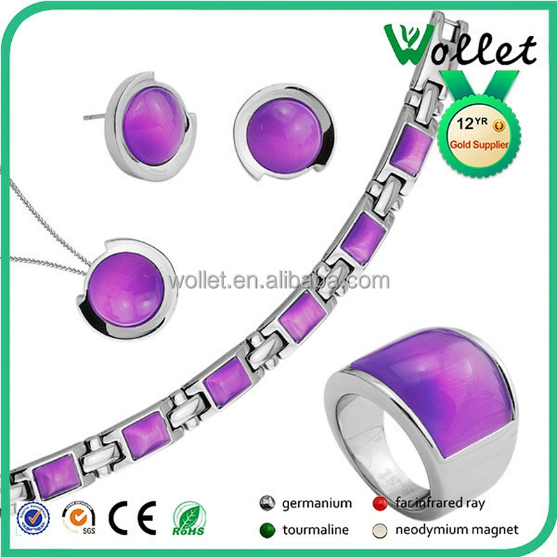 charming optional dubai cat eyes african stainless steel wedding jewelry sets