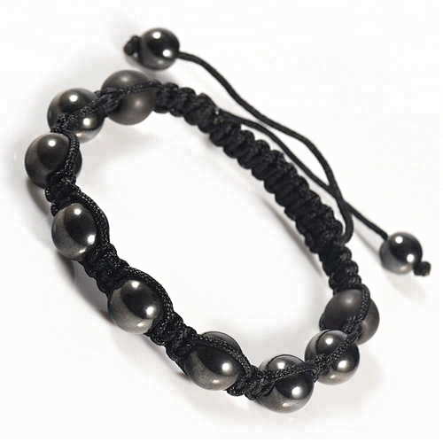 Wholesale Black Lava Hematite 2017 Popular Beaded Bracelet