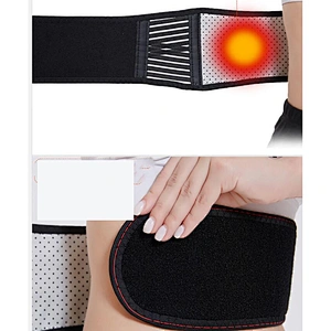Wollet Removable Adjustable Pain Relief Back Waist Tourmaline Belt Self-heating Magnetic Therapy Belt