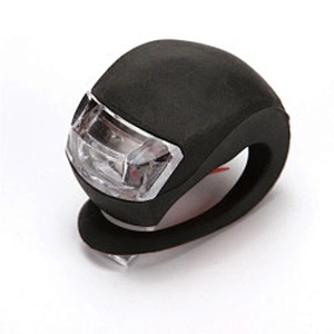 Wollet Silicone LED Scooter Front Light Warning Light Bicycle Frog Helmet Riding Tail Light