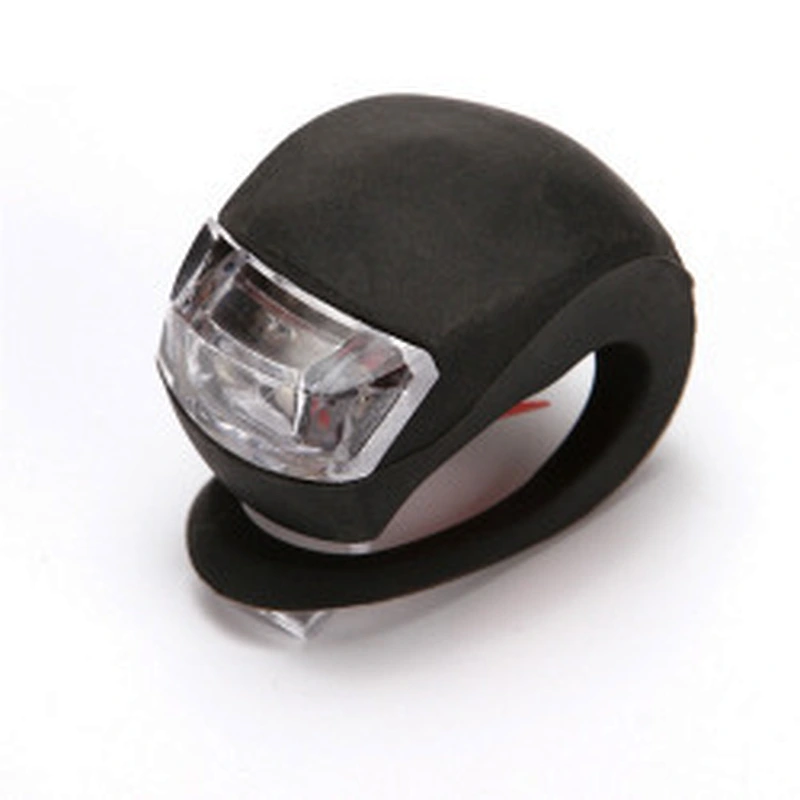 Wollet Silicone LED Scooter Front Light Warning Light Bicycle Frog Helmet Riding Tail Light