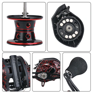 Wollet Saltwater Fishing Reel Super Smooth Powerful Spinning Fishing Reel