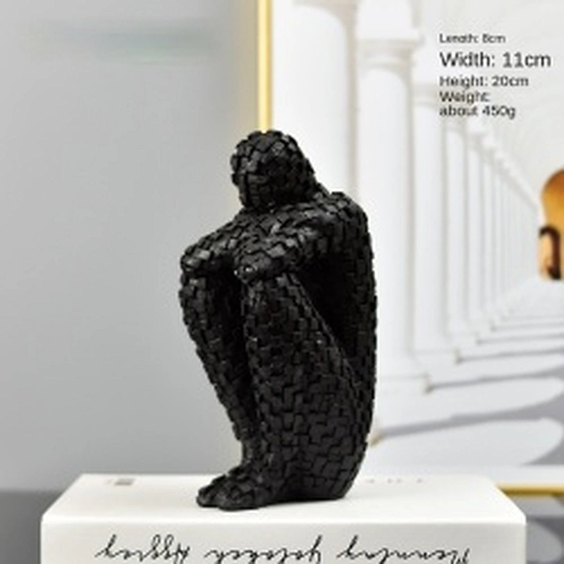 Wollet Mosaic Character Model Sculpture Resin Crafts Decoration Living Room Home Sculpture