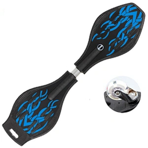 Wollet Beginner skateboarding teenagers swing two-wheeled dragon twisting skateboard