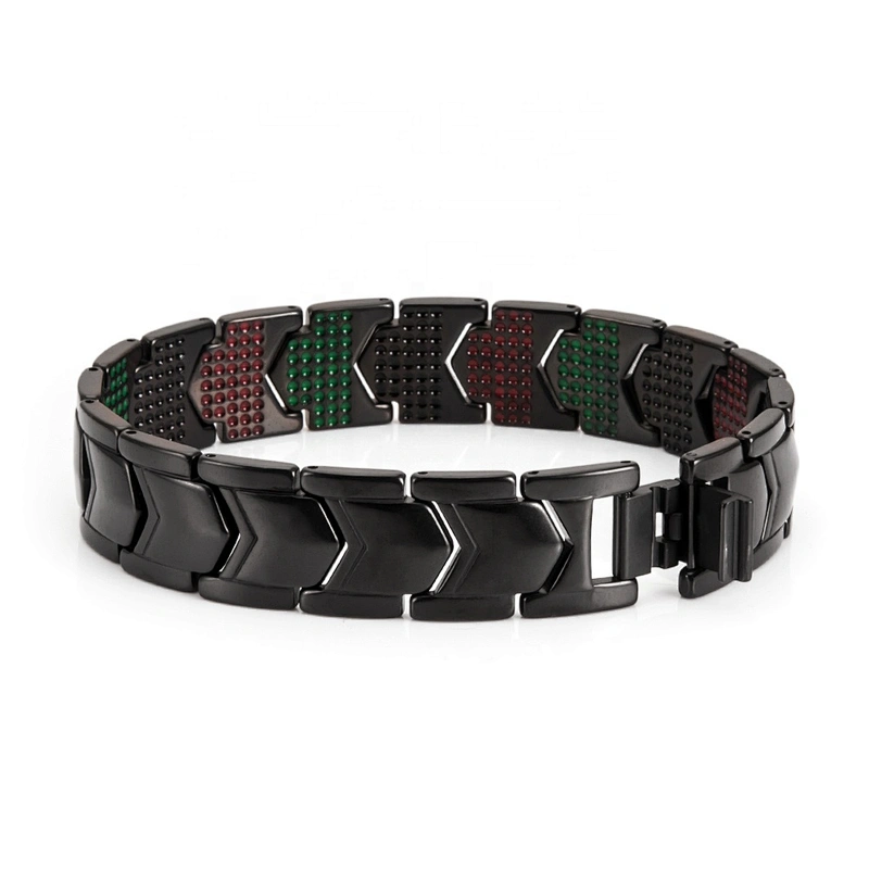 Wollet Wholesale Price Health Blood Pressure Stainless Steel Bio Neodymium Magnetic Bracelet