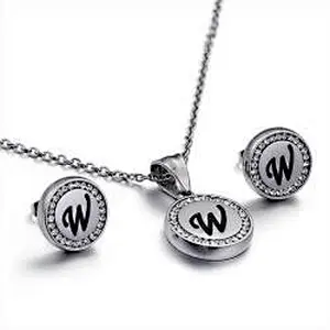 Rose Gold Plated Fashion Women Stainless Steel China Imitation Jewellery