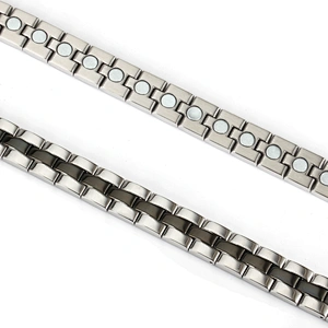 Wollet Health 2500 Gauss Strong Magnetic Neodymium Magnet Titanium Energy Bracelet