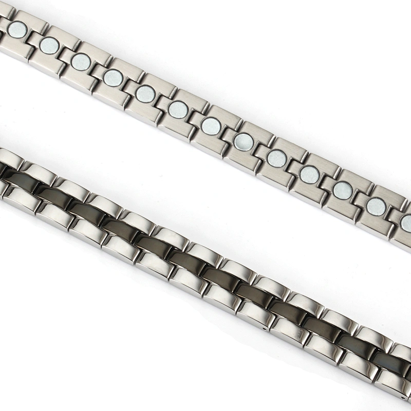 Wollet Health 2500 Gauss Strong Magnetic Neodymium Magnet Titanium Energy Bracelet