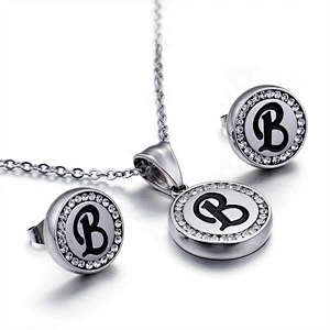 Rose Gold Plated Fashion Women Stainless Steel China Imitation Jewellery