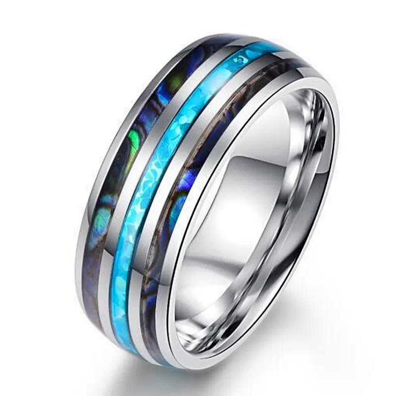 Wollet New Fashion Stainless Steel Dragon Ring with Diamonds