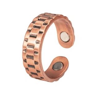 Wollet Fashion Flower Design Health Energy Bio Magnetic Copper Bracelet