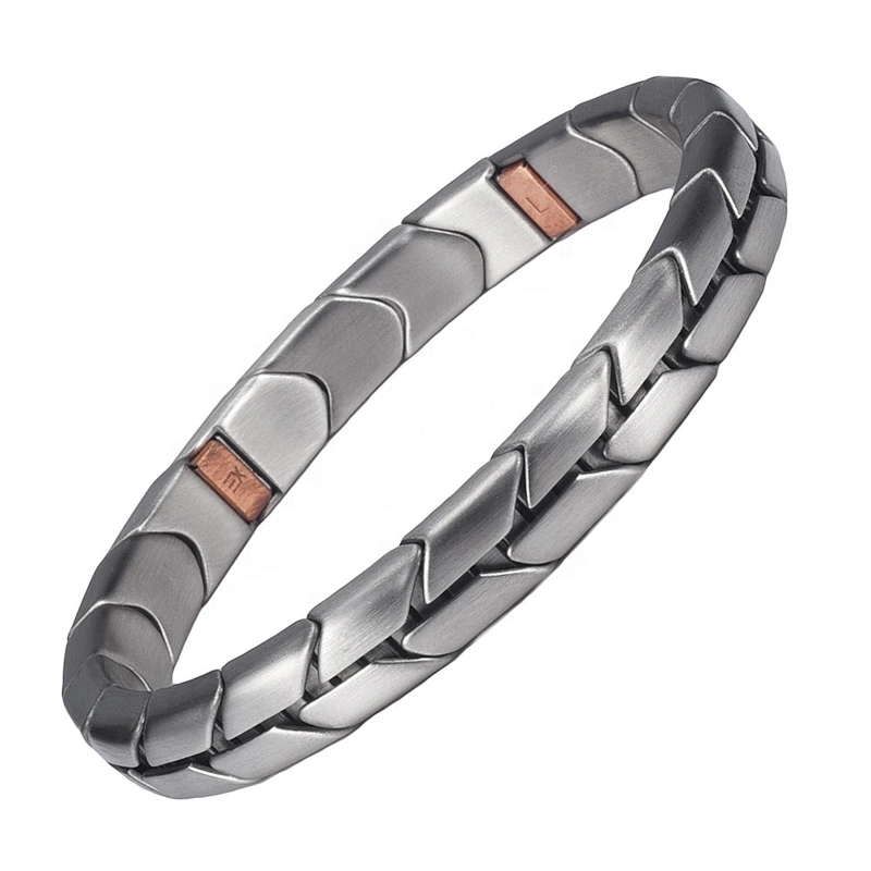 Wollet New Design Flexible Stainless Steel Magnetic Therapy Elastic Bracelet for Women and Girls