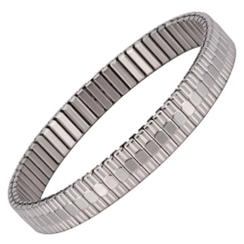 Wollet New Design Flexible Stainless Steel Magnetic Therapy Elastic Bracelet for Women and Girls