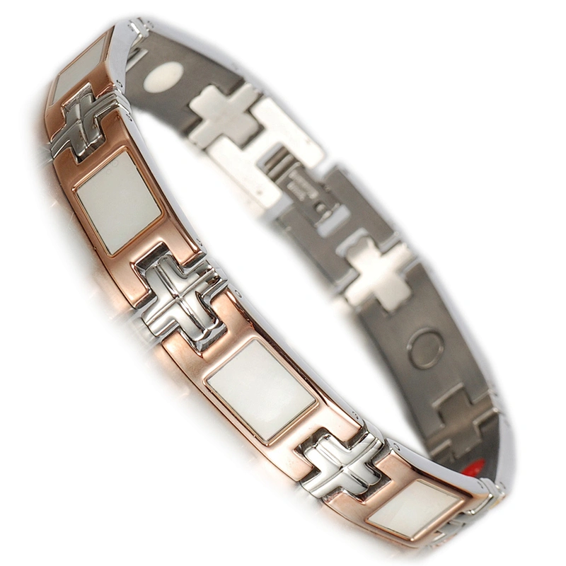 2014 316l stainless steel fashion magnetic bracelet for serving wholesale harley davidson jewelry