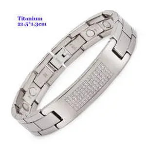 Wollet Stainless Steel Or Titanium Bio Magnetic Fir 4 In 1 5 In 1 Health Bracelet