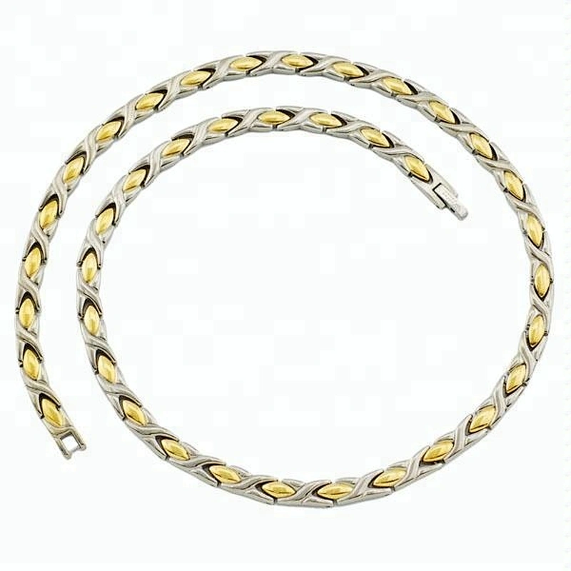 Wholesale high quality titanium choker bracelet chain