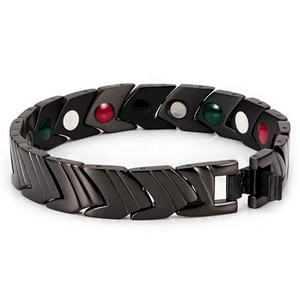 Wollet Xtreme Monster Scalar X Power Health Titanium Therapeutic Quantum Bio Ion Energy Bracelet Jewelry