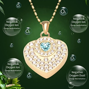 Wollet Volcanic Rock Original Negative Ion Fashion Manufacturers Quantum Japanese Lava Energy Negative Ions Pendant
